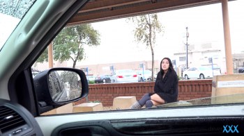 Sex in a car with a girl picked up on street