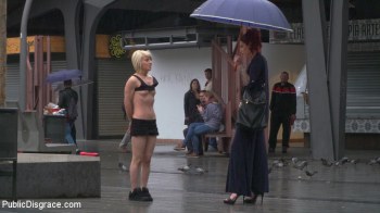 Public disgrace offers slave girls humiliated in public