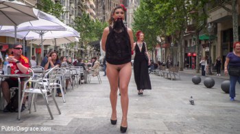 Public disgrace offers slave girls humiliated in public