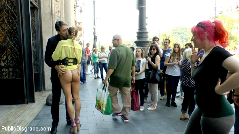 Public disgrace offers slave girls humiliated in public