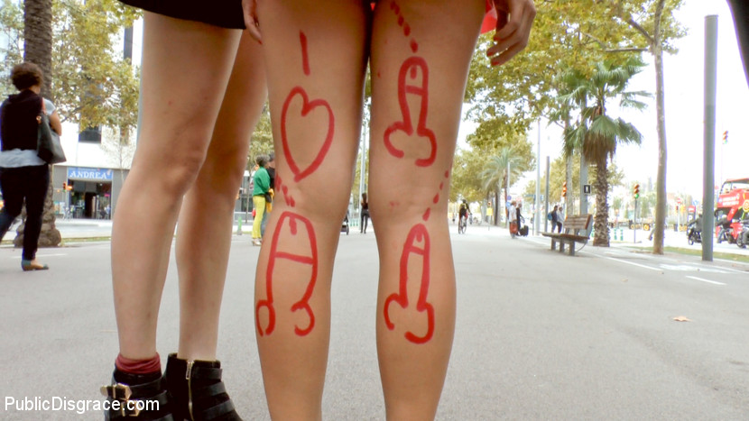 Public disgrace offers slave girls humiliated in public