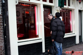 Real prostitute in red light district