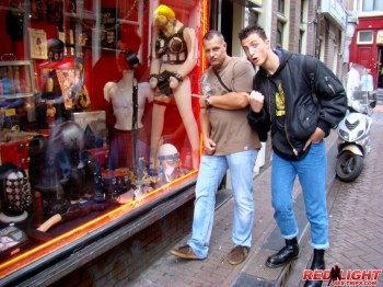 Real prostitute in red light district