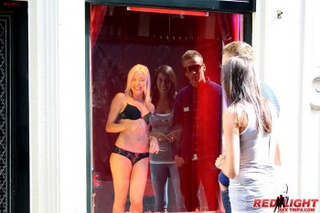 Real prostitute in red light district