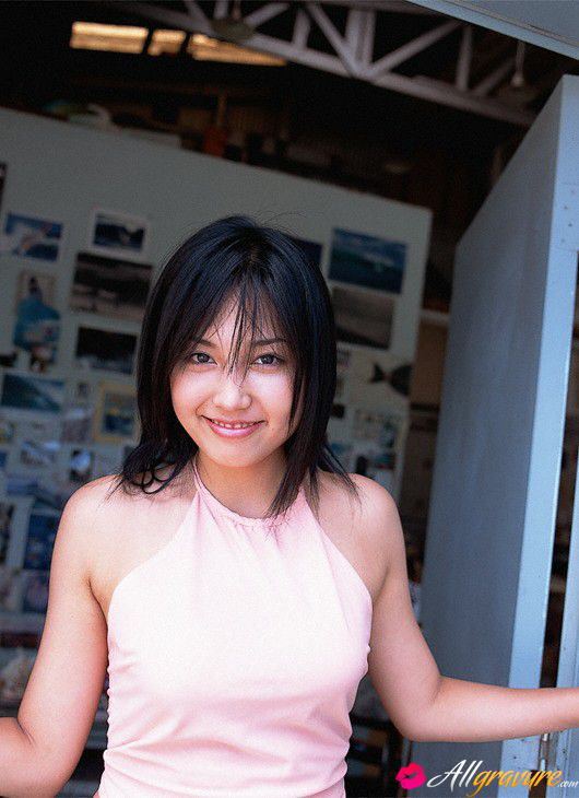 Japanese beautiful model Gravure hair nude
