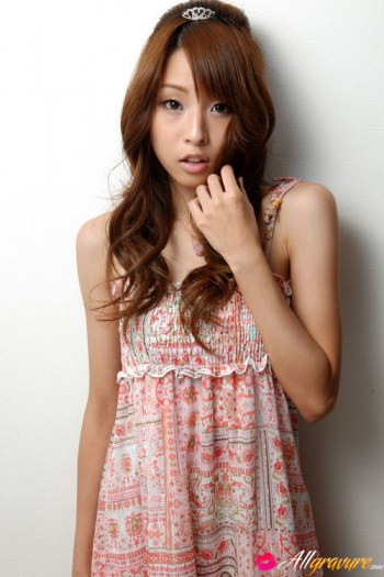 Japanese beautiful model Gravure hair nude