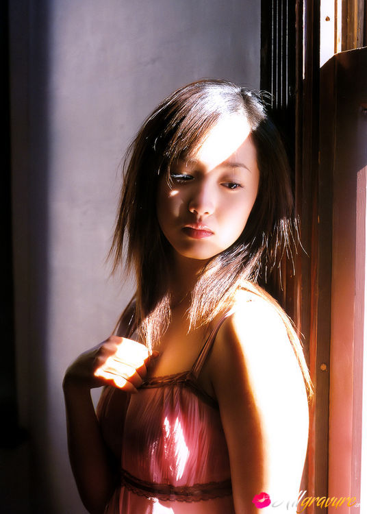 Japanese beautiful model Gravure hair nude