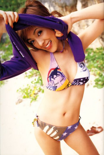 Japanese beautiful model Gravure hair nude