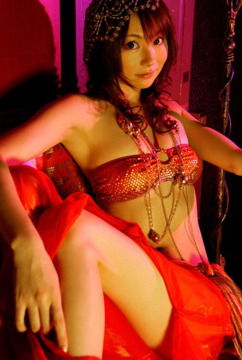 Japanese beautiful model Gravure hair nude