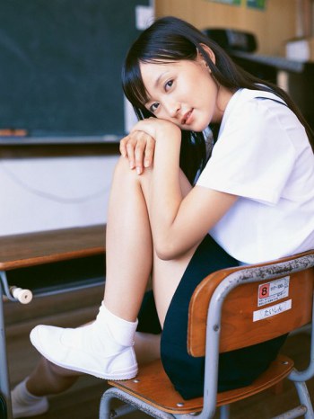 Japanese beautiful model Gravure hair nude