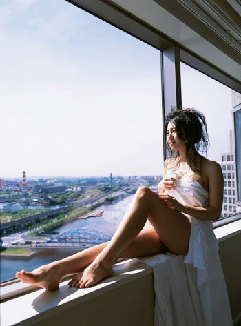 Japanese beautiful model Gravure hair nude