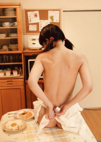 Japanese beautiful model Gravure hair nude